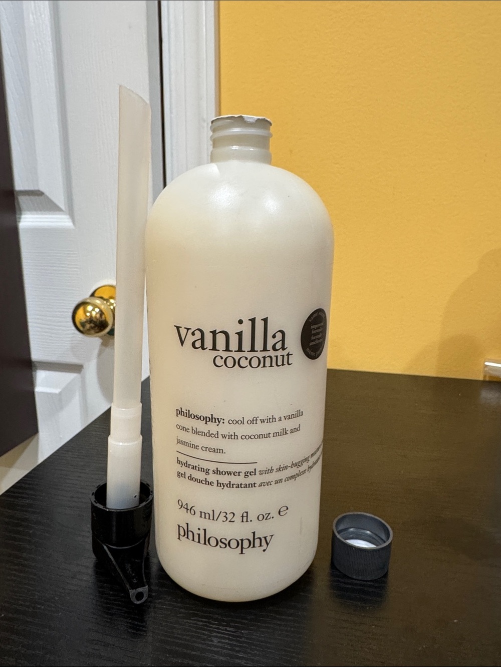 Philosophy Vanilla Coconut Hydrating Shower Gel - 32 oz with pump BN&S